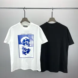 T-shirt Plus da uomo Polo Girocollo ricamato e stampato in stile polare estivo con puro cotone da strada 2e2rf
