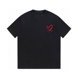 T-shirts Plus pour hommes Polos Col rond brodé et imprimé style polaire vêtements d'été avec street pur coton 1er4