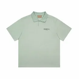 T-shirts Plus pour hommes Polos Col rond brodé et imprimé vêtements d'été de style polaire avec street pur coton 2qrmj