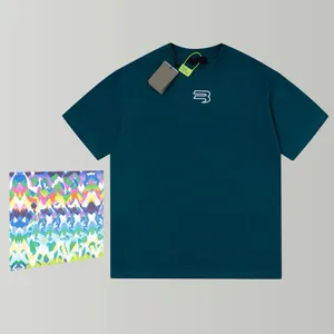 Camisetas Plus para hombre Polos Cuello redondo bordado y estampado estilo polar ropa de verano con algodón puro callejero wyf76T