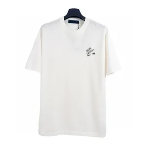 Hommes Plus Tees Polos Col rond brodé et imprimé style polaire vêtements d'été avec rue pur coton t-shirts w3rtg