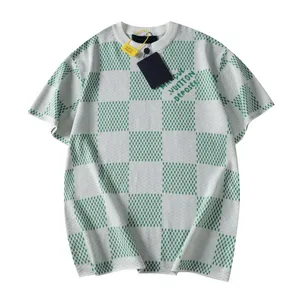 Polos pour hommes Polos Round Round Nou Broidered et imprimé Polar Summer Ush with Street Pure Cotton M Set Shorts Tshirt Set 22ty