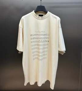 T-shirts pour hommes Polos Col rond brodé et imprimé style polaire vêtements d'été avec street pur coton 246Y
