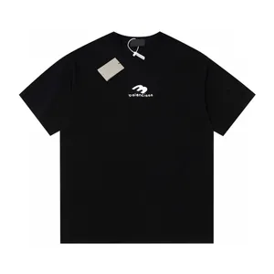 T-shirts pour hommes Polos Col rond brodé et imprimé style polaire vêtements d'été avec street pur coton 22rg