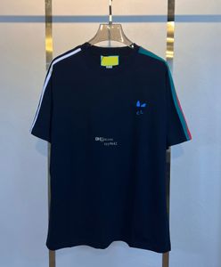 Plus-T-shirts voor heren Polo's Geborduurde en bedrukte zomerkleding met ronde hals in polaire stijl met geverfd puur straatkatoen