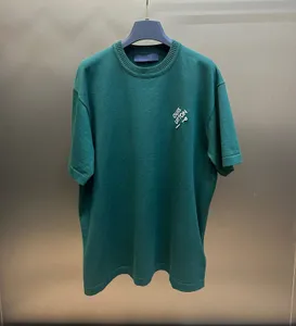 Heren Plus Tees Polo's Rond T-shirt Grote maat hals geborduurd en bedrukt zomerkleding in polarstijl met puur straatkatoen r344