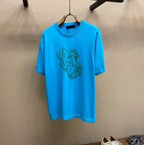 Plus-T-shirts voor heren Polo's Rond T-shirt Grote maat hals geborduurd en bedrukt zomerkleding in polarstijl met puur straatkatoen 31gtw