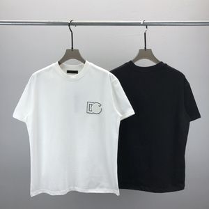 T-shirts pour hommes Polos T-shirt rond, plus le cou de taille brodé et imprimé style polaire vêtements d'été avec street pur coton xvr