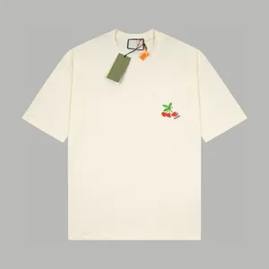 T-shirts pour hommes Polos T-shirts ronds col brodé et imprimé style polaire vêtements d'été avec rue pur coton 222erf