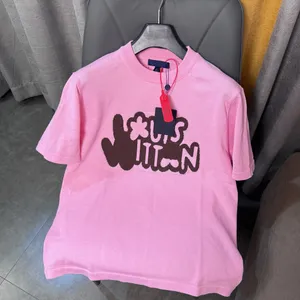 Men's Plus Tees Polos camisetas redondas cuello bordado y impreso estilo polar de estilo polar con algodón puro de calle D12gg