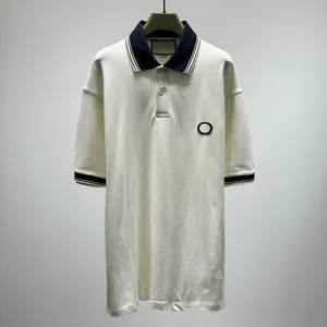 Heren Plus Tees Polo's Shirt Blank Geborduurd Hoge kwaliteit Camisas Polyester Heren Hoeveelheid Coltrui Xtf4