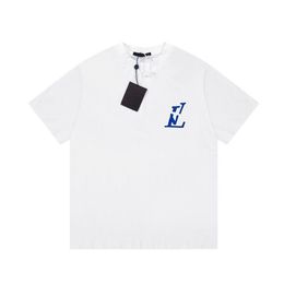 Men's Plus Tees Polos Street Trend T-shirt à manches courtes pour hommes, chemise de rue unisexe, col rond, lettre imprimée, sweat-shirt étudiant h54d3