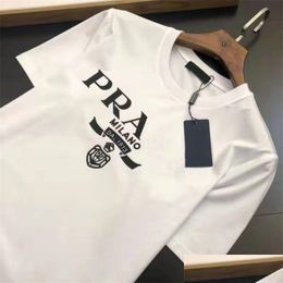 Heren plus T -stukken Polos Summer Mens Designer Casual Man Dames los met letters afdrukken Korte mouwen Top verkopen luxe mannen T -shirt si dhlzt