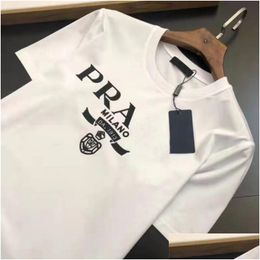 Hommes Plus Tees Polos Été Hommes Designer Casual Homme Femmes Lâche Avec Lettres Imprimer Manches Courtes Top Vente De Luxe Hommes T-shirt Si Dh26L