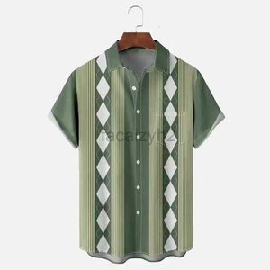 Heren plus tees polos zomer nieuwe heren mode trend hawaii shirt shirt met korte mouwen 3d printen casual losse vest shirt casual shirts