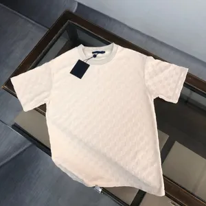 Camisetas Polos de Men's Plus Polos Cuelas redondas bordadas y estampadas de estilo polar de verano con algodón puro de la calle FR24
