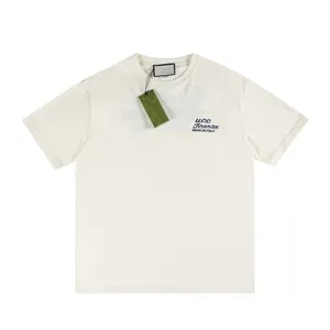 Camisetas Plus para hombre, camisetas Polo, ropa de verano de estilo polar bordada y estampada con cuello redondo, algodón puro callejero 413tg