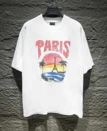 T-shirts pour hommes Polos t-shits Col rond brodé et imprimé style polaire vêtements d'été avec rue pur coton f323