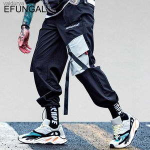 Poches pour hommes Cargo Harem Joggers Baggy Harajuku Streetwear Mode Swag Track Pantalon de survêtement FD103 240308