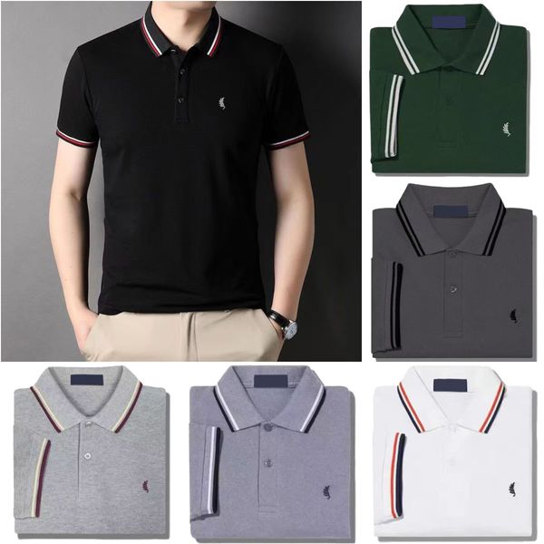 polo homme New Designer polos mode luxe classique polo été coton anglais épi de blé manches courtes femmes broderie casual business Fred  Perry t-shirt taille s-xxl