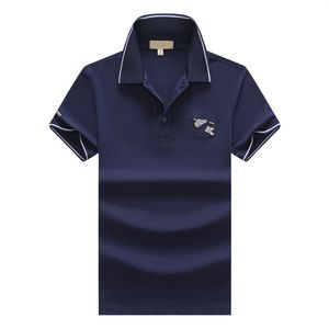 Polo pour hommes Designer Hommes Mode d'affaires T-shirt décontracté Polos d'été de golf pour hommes Chemise brodée High Street Fashion Top T-shirt à manches courtes T-shirts sauvages Chemise M-3XL