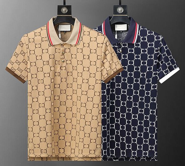 Polo designer pour hommes Focus de mode masculine Focus de serpent brodé Garter Bee imprimé Match Clothing Men's's T-shirt