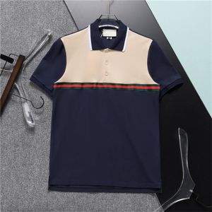 Heren Polo Shirt Summer Business High-End Solid Color hoogwaardig poloshirt met korte mouwen voor mannen met rapelmode Casual T-shirt B10