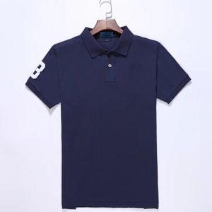 Hombre Polo Top Camiseta Manga Corta Camiseta Grande o Pony Talla S-2XL Multicolor Bordado Clásico Negocios Casual Algodón Transpirable