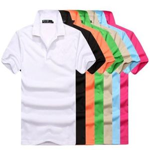 Heren Polo's 2021 Nieuwe Heren T-shirts Shirt Heren Krokodil Katoenmix Korte Mouw Casual Ademend Zomer Effen Kleding Maat S-6xl