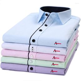 Men's Polos 2022 Aramy Reserve Aramis Men's Plus taille Slim Fit Casual Casual Shirts Business à manches longues