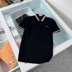 Heren Polo's 2022ss Designer Polo's Heren Luxe Polo's Casual Heren T-shirt Snake Bee Letter Print Borduurmode High Street Man Tee011 Q240130