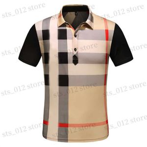 Herenpolo's 2022Zomerkleding Luxe Designer Polo's Heren Casual Polo Mode Snake Bee Print Borduren T-shirt High Street Heren Polo's Maat M-3XL 09 T240326