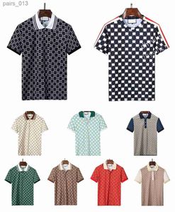 Polos masculine 2023 Polos designer Men Polo Shirts Luxury Shirts Fashion Tshirt Plaid Match Vêtements Busines Classics Tee Tee Mens T-shirt Taille M-3XL