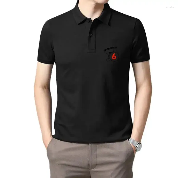 Polos para hombres 2023 Moda Hombres Impresos Camisetas Prisionero Número 6 Dangerman Sci Fi Película Película Cool Retro Equipado