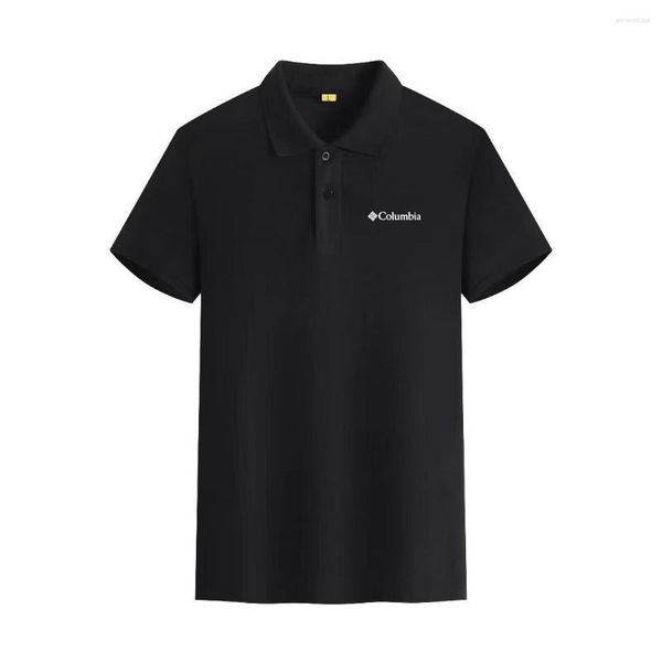 Polos pour hommes 2023 Mode Polo polyvalent Polo décontracté respirant à manches courtes col debout