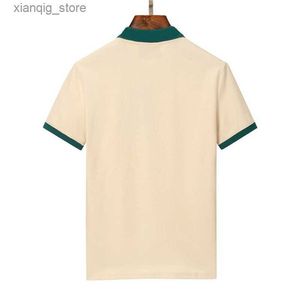 Heren Polos 2023 Heren Polo Shirt Designer Man Fashion Horse T Shirts Casual Men Summer Polos Shirty Borduurwerk High Street Trend Top T -shirt Aziatische maat QAQ L49