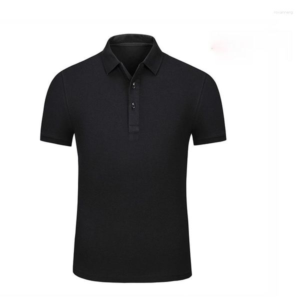 Polos pour hommes 2023 Polo d'été personnalisable hommes à manches courtes décontracté mince chemises de couleur unie séchage rapide en plein air T