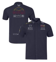 Heren Polos 2024 F1 Team Racing T-shirt Formule 1 Driver Mens Polo Shirts T-shirts Motorsport New Season Clothing Fans Tops Jersey Plus Size H2QP