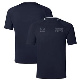 Polo's voor heren 2024 Nieuwe F1-fans dragen T-shirt Forma 1 Team Mens Shirts Summer Racing Casual Sports Tee Plus Size Custom DHLBC 5GRM