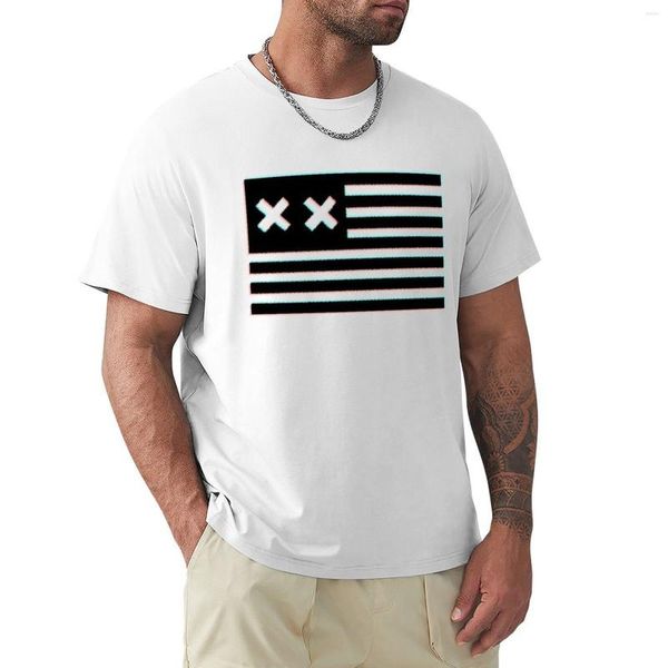 Polos para hombre 3d Nieto Doble X Bandera Camiseta Anime Hippie Ropa Camiseta personalizada para hombres