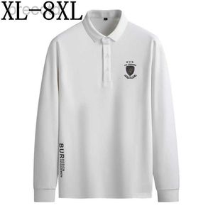 Polos pour hommes 8XL 7XL 6XL nouveau Design de luxe chemises à manches Polos qualité Polo vêtements décontractés ldd240312