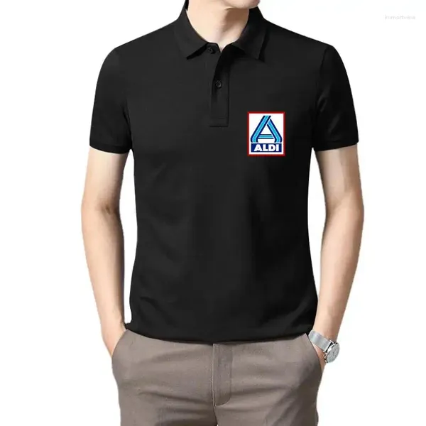 Polos pour hommes T-shirt Aldi Logo Magasin Supermarché Redneck Cadi Parking Produits Achat alimentaire