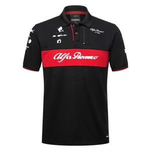 Heren Polo Alfa Romeo Racing F1 Poloshirt Jas 2023 Formule 1 Auto Fan Kleding Polyester Rayon Kan Diy