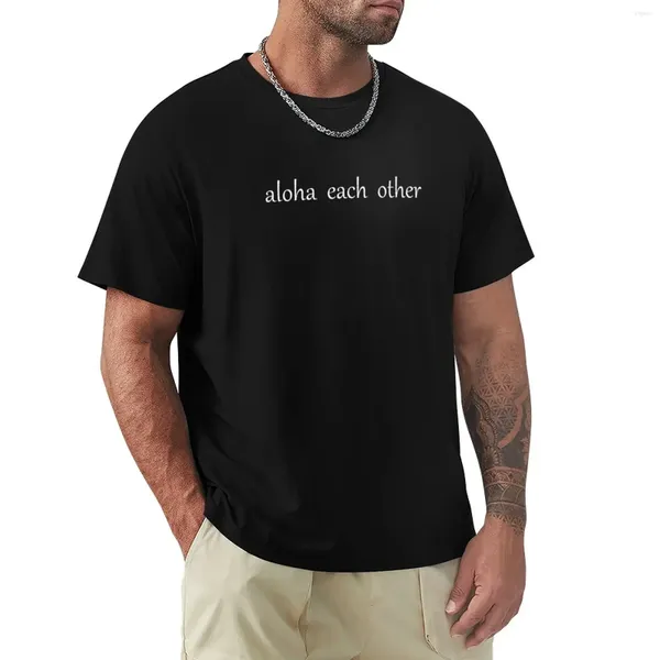 Polos para hombres aloha de la otra camiseta hippie ropa vintage camisetas para hombres algodón