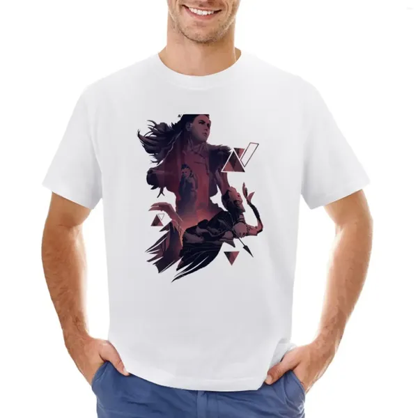 Polos pour hommes Aloy Horizon T-shirt Garçons Animal Print Kawaii Vêtements Sweat Hommes T-shirts