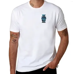 Polos pour hommes amulette de Bes (sur bleu clair) T-shirt édition t-shirts hommes grands et grands t-shirts
