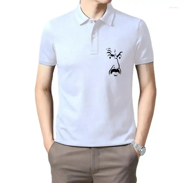 Polos para hombre Aqua Teen Hunger Force Carls Face Logo Estilo de vida Camiseta blanca S a 3XL