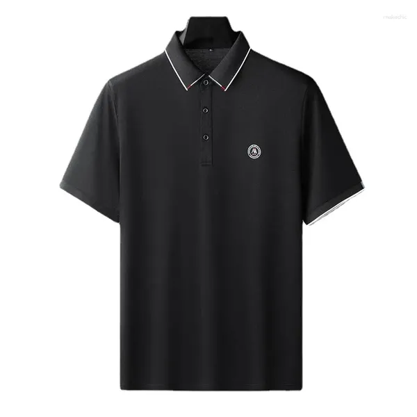 Polos pour hommes arrivée coton été mode décontracté Polo solide imprimé à manches courtes T-Shirt grande taille XL 2XL 3XL 4XL 5XL 6XL 7XL