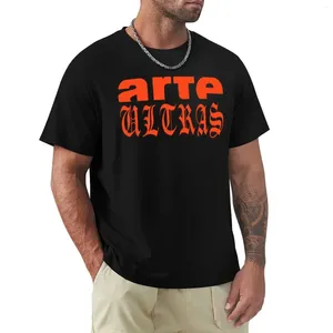 Men's Polos Arte Ultras T-shirt Boys Animal Print Shirts graphiques Tees surdimensionnés pour un garçon Mens Big and Tall