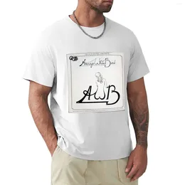 Polos pour hommes AWB Bande blanche moyenne Funk Soul 70's T-shirt T-shirt Homme Court Fruit du métier à tisser Chemises pour hommes